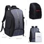 Sac à Dos Photo Grande Capacité Imperméable avec Housse Etanche Inclus pour DSLR Caméra Canon N