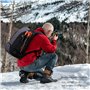 Beschoi Sac pour Appareil Photo, Sac à Dos Photo Grande Capacité Imperméable avec Housse Etanche Inclus pour DSLR Caméra Canon N