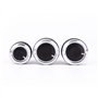 Jeu de boutons de commande pour climatisation/chauffage en aluminium pour VW Golf MK5/MK6/Sirocco MK3/Caddy Typ 2K/Jetta MK5/Pas