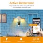 Security Camera Outdoor WiFi 1080P 2000-Lumen with Siren Alarm 2-Way Talk Motion Detection IP65 Weatherp
