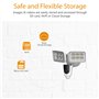 Imou Floodlight Camera, Security Camera Outdoor WiFi 1080P 2000-Lumen with Siren Alarm 2-Way Talk Motion Detection IP65 Weatherp