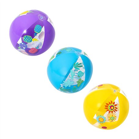 Bestway 31036 Ballon de plage gonflable Designer diamètre 51 cm