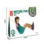 Hape Balançoire de Poche pour Les Enfants de 5 Ans et Plus - Balançoire Hamac Suspendue Fabriquée en Plastique Recyclé - Support