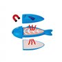 Hape Viandes & Poissons à Découper - Jeu d'Imitation Cuisine en Bois - Enfants de 3 ans et Plus - Accessoires Dinette Réalistes 
