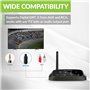 Avantree Oasis Plus Récepteur Émetteur Bluetooth 5.0 aptX HD pour TV, Transmetteur Adaptateur Audio À Faible Latence pour Écoute