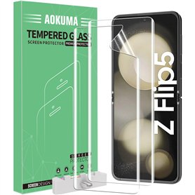 AOKUMA Protections d'écran pour Samsung Galaxy Z Flip 5/Z Flip 6