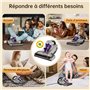 Jimmy JV35 Aspirateur Matelas Anti Acariens 700W avec Stérilisation UV-C, Chauffage à 60℃, Système de Filtration Dual-Cyclonic, 