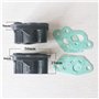 BIlinli 2 pièces 36F / 33 débroussailleuse collecteur d'admission carburateur connecteur Adaptateur Accessoires de Tondeuse à Ga