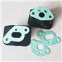 BIlinli 2 pièces 36F / 33 débroussailleuse collecteur d'admission carburateur connecteur Adaptateur Accessoires de Tondeuse à Ga