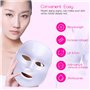 Masque de luminothérapie à 7 couleurs à DEL - FEITA Photon Light Masque pour le soin du visage et le rajeunissement de la peau -