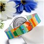 JewelryWe Montre Quartz Enfant Etudiant Chiffre Cadran Rond Bracelet Plastique Gel de Silice Couleur Coloré avec Sac Cadeau