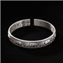 Bracelet Femme Argent,Bracelet Plaqué Argent pour Femme Nouveauté Simple Éléphant Gravure Charmant Bracelet en Argent Bracelets 