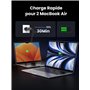 UGREEN Nexode 100W Chargeur USB C Rapide 4 Ports GaN Tech Prise USB C Compatible avec iPhone 16 Plus Pro Max 15 14 13 12 11 Gala