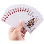 LotFancy 12 Decks Jeux de Carte 54 de Poker Playing Cards à Index Standard 6 Bleu et 6 Rouge, Cartes à Jouer en Carton Lisse, Pa