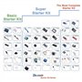 ELEGOO Carte Starter Kit de Démarrage Super avec Guide d'Utilisation Français pour Débutants et Professionnels Compatible avec A