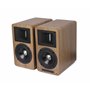 Airpulse A80 WN - Enceintes de Bibliothèque 100W à télécommande pour Ordinateur Portable, PC, Mac, téléphone et Hi-FI Marron