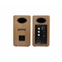 Airpulse A80 WN - Enceintes de Bibliothèque 100W à télécommande pour Ordinateur Portable, PC, Mac, téléphone et Hi-FI Marron