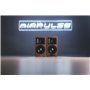 Airpulse A80 WN - Enceintes de Bibliothèque 100W à télécommande pour Ordinateur Portable, PC, Mac, téléphone et Hi-FI Marron