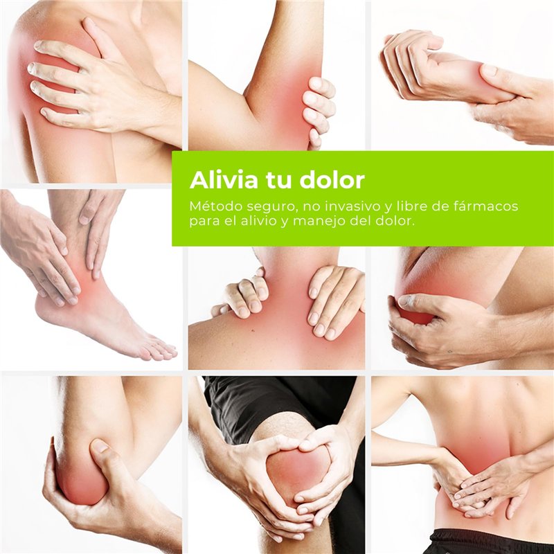 Image secondaire de AUVON 4 Canaux Appareil d'électrostimulation EMS/TENS pour le soulagement de la douleur, avec 24 modes de electrostimulateur mus