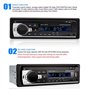 12V Récepteur Radio FM/SD/USB/AUX Mains Libres Auto Audio avec Télécomma