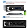 VIGORFLYRUN PARTS LTD Autoradio Bluetooth Stéréo 1 Din, 12V Récepteur Radio FM/SD/USB/AUX Mains Libres Auto Audio avec Télécomma