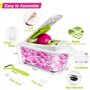 Coupe Legumes Multifonctions 12pcs Coupe Legumes Manuel Mandoline Multifonctions des Decoupe Legumes Cube Coupe de Oignons Rapid