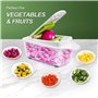 Coupe Legumes Multifonctions 12pcs Coupe Legumes Manuel Mandoline Multifonctions des Decoupe Legumes Cube Coupe de Oignons Rapid