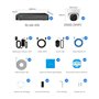 Reolink 5MP Caméra de Surveillance Extérieure, Kit Vidéo Surveillance avec 8CH 2To NVR et Caméra IP PoE Filaire 4X 5MP, Détectio