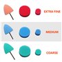 SPTA Mini Set de Polissage, 16Pcs 15mm 25mm Kit de Polissage Pad Éponge à polir Kit boule de polissage pour Voiture Ponçage pour