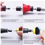 SPTA Mini Set de Polissage, 16Pcs 15mm 25mm Kit de Polissage Pad Éponge à polir Kit boule de polissage pour Voiture Ponçage pour