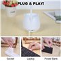 URAQT Lampe de Bureau de Porte-stylo, Tactile Lampe de Bureau à LED Dimmable avec 3 Modes D'éclairage & 24 LED, Protection des Y