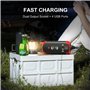 BELTTT Convertisseur 12V 220V 500W/1000W, Transformateur avec 1 EU Prise, 4 Ports USB et Affichage numérique LCD pour Camion, Ca