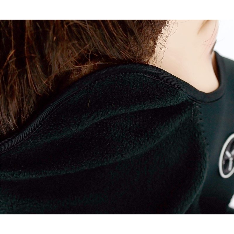 Image secondaire de Be in Your Mind Cache-Cou 3D en Forme de Cagoule pour Le Cou et la poussière Noir