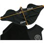 Be in Your Mind Cache-Cou 3D en Forme de Cagoule pour Le Cou et la poussière Noir