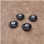 Create idea 4pcs 10T Kit de Roues Jockey Poulie de Mécanisme Vélo pour Dérailleur 5/6/7/8 Vitesses Écrou Rondelles Raccords