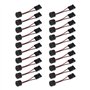 be in your mind 20x Code Bip Haut-Parleur Interne Buzzer 4 Broches Haut-Parleur Sondeur Carte Mère pour PC de Bureau Connecteur