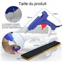 Tosucs Outil Débosselage sans Peinture Kit Débosselage Carrosserie 34 PCS avec Pistolet à Colle,Doré Dent Extracteur,pour Voitur