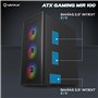 UNYKAch Mir 100 Caja ATX Gaming Cristal Templado Lateral y 4 Ventiladores ARGB Negra