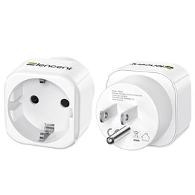 LENCENT 2X Adaptateur Prise Americaine USA États-Unis Canada