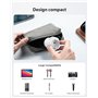 LENCENT 2X Adaptateur Prise Americaine USA États-Unis Canada, Adaptateur de Voyage Europe Francaise FR 2 Broches vers US 3 Broch