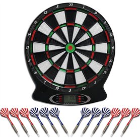 [12 fléchettes] Jeu de flechettes électronique Adulte