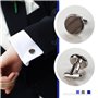The Lord of the Tools 1 Paire De Boutons De Manchette en Bois Naturel Boutons De Manchette Classiques pour Chemise Bijoux pour H