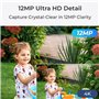 Reolink P344 Caméra de sécurité PoE Smart 12 MP Ultra HD extérieure PoE Prend en charge 256 Go Micro SD