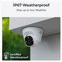 Reolink P344 Caméra de sécurité PoE Smart 12 MP Ultra HD extérieure PoE Prend en charge 256 Go Micro SD