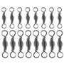 Be In Your Mind 300pcs 8# Émerillon Roulant de Pêche 10# Émerillons de Pêche Baril en Métal Matériel de Pêche Connecteur de Lign