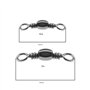 Be In Your Mind 300pcs 8# Émerillon Roulant de Pêche 10# Émerillons de Pêche Baril en Métal Matériel de Pêche Connecteur de Lign