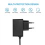 Aukru Micro USB 5v 3000mA Chargeur Adaptateur Alimentation Pour Raspberry Pi 3, Pi 2 modele b et Modele B+ (B Plus) ,Banana pi