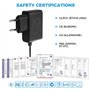 Aukru Micro USB 5v 3000mA Chargeur Adaptateur Alimentation Pour Raspberry Pi 3, Pi 2 modele b et Modele B+ (B Plus) ,Banana pi