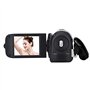 Socobeta Caméscope Numérique Caméra Vidéo Caméscope 16x HD 32g Carte Mémoire Externe Rotation de 270°(Le Noir)