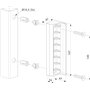 loci Nox Vert lakz P1 Prix valeur Jardin Boîtier de serrure de porte (polyamide et mécanisme en acier inoxydable) avec smkqf2 po